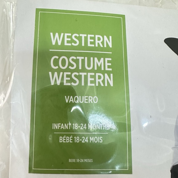 NEW Western Cowboy Toddler Halloween Costume 18-24 Months, 4 Pieces , Halloween - Picture 3 of 5